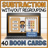 3 Digit Subtraction With Regrouping & Without Regrouping Boom Cards