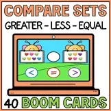 Comparing Sets within 20 Boom Cards - Compare Groups Kindergarten Math