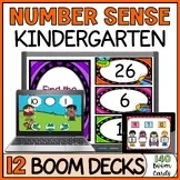 Number Sense & Basic Operations Boom Cards - Kindergarten Math Activities