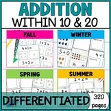 Simple Picture Addition within 20 - Differentiated Adding with Pictures SPED
