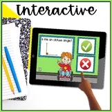 Types of Angles Identifying Obtuse Angles Boom Cards - Special Education - Image 2