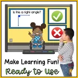 Types of Angles - Identifying Right Angles Boom Cards - Special Education - Image 4